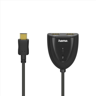 Hama HDMI prepínač 2x1, mechanický (HAMA 205161)