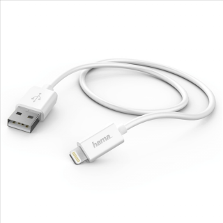 Hama MFI USB nabíjací/dátový kábel pre Apple, Lightning vidlica, 1 m (HAMA 173863)