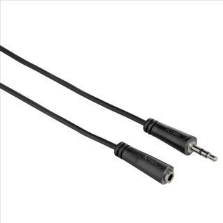 Hama predlžovací audio kábel jack 3,5 mm stereo, 1*, 1,5 m (HAMA kód:   122313)