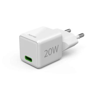 Hama rýchla USB nabíjačka, USB-C PD/QC 20 W, super-mini (HAMA 201980)