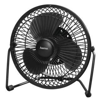 Hama stolový ventilátor Metal, 20 cm (8"), 2 stupne rýchlosti, USB napájanie (hama 12364)