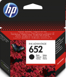 HP no.652 F6V25AE čierna atramentová  kazeta (HP 652 (F6V25AE) - cartridge,čierna náplň originál HP)