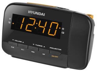 Hyundai rádiobudík  RAC 481 PLLBO čierny/oranžový