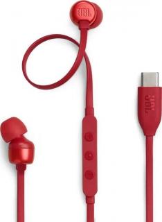 JBL TUNE 310C USB-C red (Káblové slúchadlá do uší)