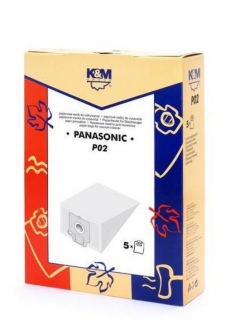 KM sada filtrov P02 Panasonic (Vrecká Pnasonic  MC-E 959)
