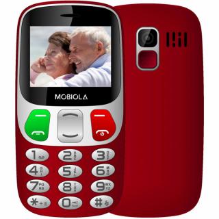 Mobiola MB 800 lite senior telefón červený