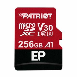 Patriot 256GB microSDXC  V30 A1, class 10 U3 100/80MB/s + adapter pamäťová karta