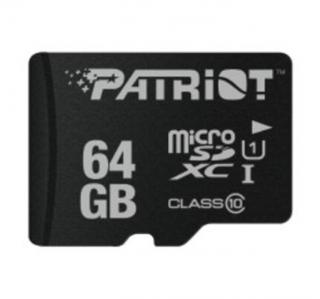 PATRIOT 64GB microSDHC Class10 bez adaptéru pam.karta  (pamätová karta)