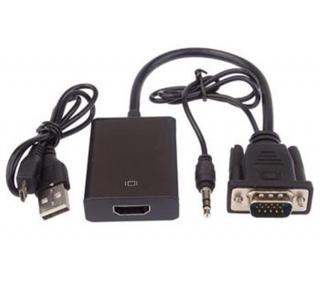 PremiumCord VGA+audio elektronický konvertor na rozhraní HDMI FULL HD 1080p prevodník