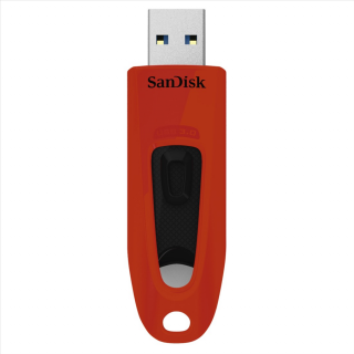 SanDisk Ultra USB 3.0 64 GB červená (HAMA 173325)