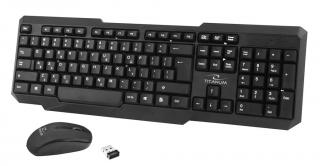TITANIUM TK108+myš  klávesnica  (Titanum TK108 MEMPHIS bezdrôtová zostava klávesnica, US + myš, 2.4GHz, čierna)