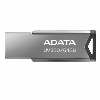 Usb kluč A-Data UV250 64gb usb klúč (64GB ADATA UV250 USB 2.0 kovová AUV250-64G-RBK)