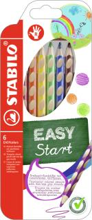 Farebné ceruzky STABILO EASYcolors trojhranné/6ks pravák, farebná súprava