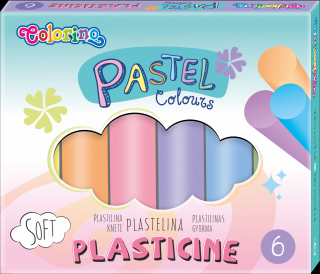 Plastická modelovacia hmota COLORINO 6 farieb