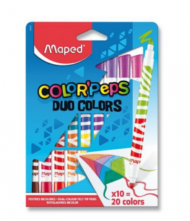 Popisovač MAPED Color Peps Duo/sada 10ks