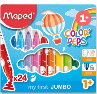 Popisovač MAPED Color Peps Jumbo/sada 24ks