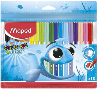 Popisovač MAPED Color Peps Ocean/sada 18ks