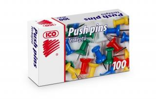 Pripináčiky do korku Push Pin/100ks farebné