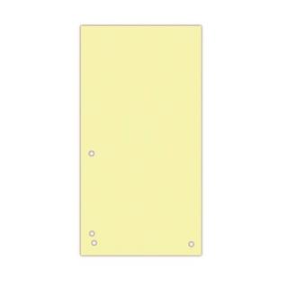 Register papierový DONAU 10,5x23,5cm/100ks žltý