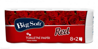 Toaletný papier Big Soft Red 8+2, 3-vrstvový