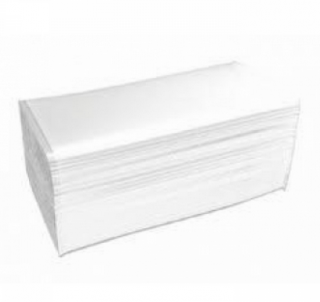 Uteráky papierové ZZ 2-vrstvové/194ksx16 biele HANDY PACK