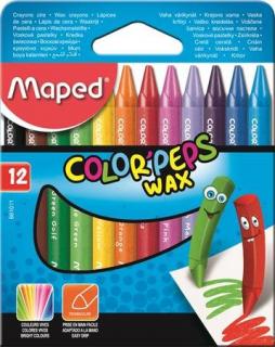Voskovky MAPED Color Peps  Wax /12 rôznych farieb