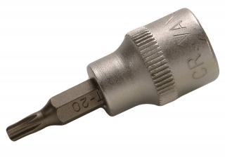 BGS 2571 | Nástrčná hlavica | 10 mm (3/8 ) | T-profil (pre Torx) s otvorom T20