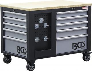 BGS 4199 | Dielenský vozík | 2 x 5 zásuviek | 1 skrinka | prázdny