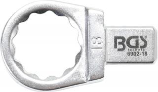 BGS 6902-18 | Nástrčný očkový kľúč | 18 mm | upnutie 9 x 12 mm