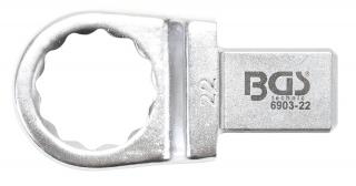BGS 6903-22 | Nástrčný očkový kľúč | 22 mm | upnutie 14 x 18 mm