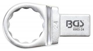 BGS 6903-24 | Nástrčný očkový kľúč | 24 mm | upnutie 14 x 18 mm