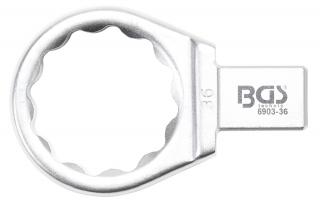 BGS 6903-36 | Nástrčný očkový kľúč | 36 mm | upnutie 14 x 18 mm