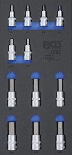 BGS4092 | Zásobník náradia 1/3: Sada bitov | vnútorný šesťhran | 12,5 mm (1/2 ) | 12 ks