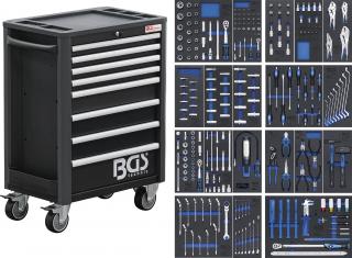 BGS4114 | Dielenský vozík Profi Exclusive | 8 zásuviek | 259 nástrojov