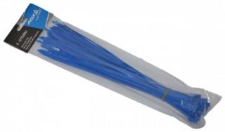 Elektrikárske sťahovacie pásky - zdrhovačky, 50 ks, modré, Asta, A-CT53BU