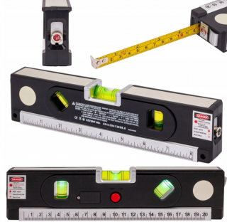 Kraft&Dele KD10438, Laserová vodováha s metrem 150 cm