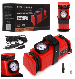 Kraft&Dele KD1489, Mini kompresor do auta, 12/230V