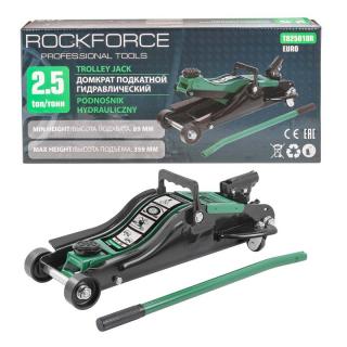 ROCKFORCE RF-T825010R, Hydraulický nízkoprofilový zdvihák (hever) 2,5 tony, s ramenom 360° a pojazdom