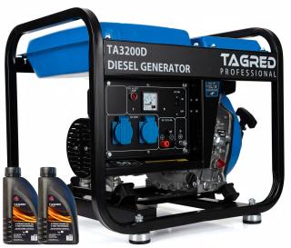 Tagred TA3200D, Dieselová elektrocentrála 3 200 W, 230 V