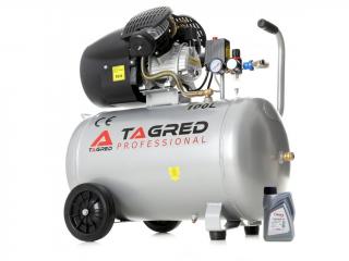 Tagred TA361, Olejový kompresor 100 l, 230 V s odlučovačom