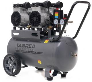 Tagred TA385, Bezolejový kompresor s odlučovačom 50 l, 230 V, 4 piesty, 2200 W