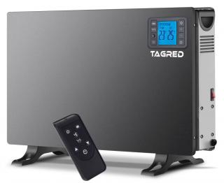 Tagred TA941B, Elektrický konvektor 2 000 W, diaľkové ovládanie, časovač LCD, čierny