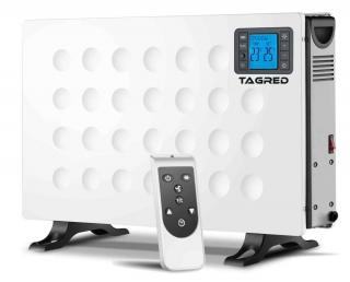 Tagred TA941W, Elektrický konvektor 2 000 W, diaľkové ovládanie, časovač LCD, biely