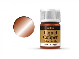 Farba Vallejo Liquid 70797 Copper (Alcohol Based) (35ml)