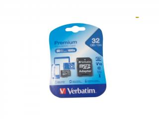 Micro pamäťová karta SDHC 32 GB PREMIUM UHS-I (U1) + adaptér Verbatim