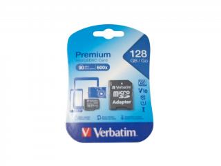 Micro pamäťová karta SDXC 128 GB PREMIUM UHS-I (U1) + adaptér Verbatim