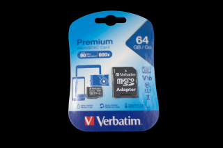 Produkt Micro pamäťová karta SDXC 64 GB PREMIUM UHS-I (U1) + adaptér Verbatim