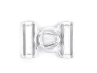 Plavkové zapínanie šírka 16 mm plastové Balenie: 5 pár, Variant: 1 Transparent
