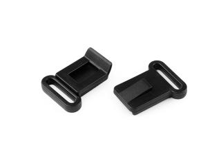 Spona šírka 20 mm, 25 mm Balenie: 5 pár, Variant: 1 (20 mm) čierna