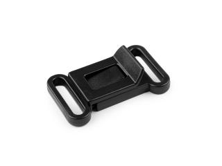 Spona šírka 20 mm, 25 mm Balenie: 5 pár, Variant: 2 (25 mm) čierna